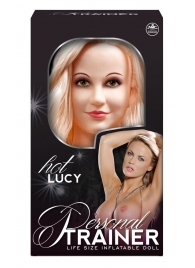 Надувная кукла с вибрацией и 2 любовными отверстиями Hot Lucy Lifesize Love Doll - NMC - в Муроме купить с доставкой