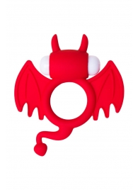 Красное эрекционное кольцо на пенис JOS COCKY DEVIL - JOS - в Муроме купить с доставкой
