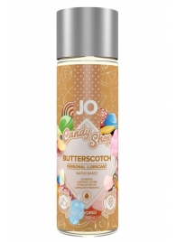 Смазка на водной основе Candy Shop Butterscotch с ароматом ирисок - 60 мл. - System JO - купить с доставкой в Муроме