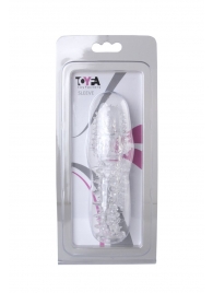 Прозрачная насадка с шишечками и шипами - 13,5 см. - Toyfa Basic - в Муроме купить с доставкой