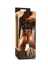 Коричневый мастубратор-вагина Nicole s Kitty - Blush Novelties - в Муроме купить с доставкой