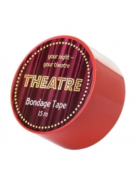 Красный бондажный скотч TOYFA Theatre - 15 м. - ToyFa - купить с доставкой в Муроме
