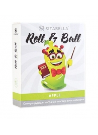 Стимулирующий презерватив-насадка Roll   Ball Apple - Sitabella - купить с доставкой в Муроме