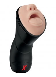 Мастурбатор-ротик Deep Throat Vibrating Stroker - Pipedream - в Муроме купить с доставкой