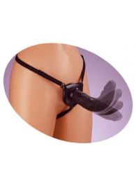 Черный податливый страпон Posable Partner Strap-On - 17,8 см. - Pipedream - купить с доставкой в Муроме