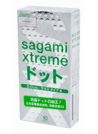 Презервативы Sagami Xtreme Type-E с точками - 10 шт. - Sagami - купить с доставкой в Муроме
