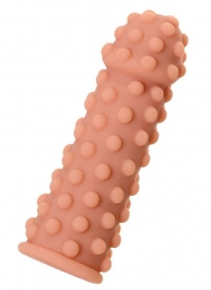 Телесная реалистичная насадка KOKOS Extreme Sleeve 02 с дополнительной стимуляцией - 12,7 см. - KOKOS - в Муроме купить с доставкой