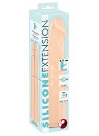 Телесная насадка-удлинитель Silicone Extension - 19 см. - Orion - в Муроме купить с доставкой