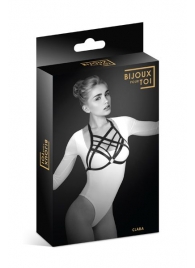Черная упряжь на грудь Clara - Bijoux Pour Toi - купить с доставкой в Муроме