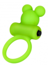 Зеленое виброкольцо на пенис A-Toys - A-toys - в Муроме купить с доставкой