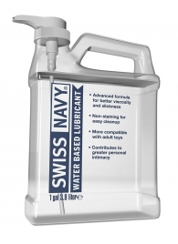 Канистра лубриканта Swiss Navy Water Based Lube на водной основе - 3,8 л. - Swiss navy - купить с доставкой в Муроме