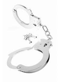 Металлические серебристые наручники Designer Metal Handcuffs - Pipedream - купить с доставкой в Муроме