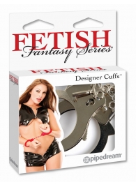 Металлические серебристые наручники Designer Metal Handcuffs - Pipedream - купить с доставкой в Муроме