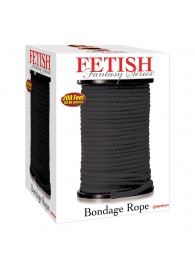 Черная веревка для связывания Bondage Rope - 60,9 м. - Pipedream - купить с доставкой в Муроме