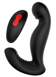 Черный вибромассажер простаты SWIRLING P-PLEASER - Dream Toys - в Муроме купить с доставкой