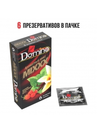 Ароматизированные презервативы DOMINO  Ароматный микс  - 6 шт. - Domino - купить с доставкой в Муроме