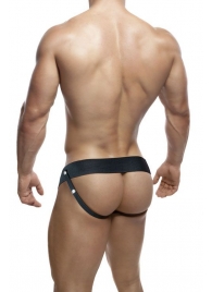 Черный мужской страпон DR. SKIN 6INCH HOLLOW STRAP ON - 16 см. - Blush Novelties - купить с доставкой в Муроме