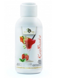 Интимный гель-смазка JUICY FRUIT с ароматом клубники - 100 мл. - БиоМед - купить с доставкой в Муроме