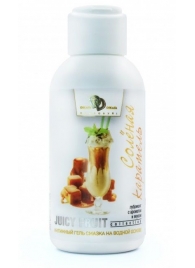 Интимный гель-смазка JUICY FRUIT с ароматом солёной карамели - 100 мл. - БиоМед - купить с доставкой в Муроме