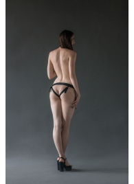 Черные трусики Better с анальной насадкой - 8 см. - Lola Games - купить с доставкой в Муроме