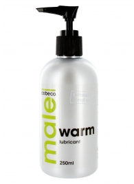 Лубрикант с согревающим эффектом MALE Cobeco Warm Lubricant - 250 мл. - Cobeco - купить с доставкой в Муроме