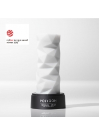Белый 3D мастурбатор POLYGON - Tenga - в Муроме купить с доставкой