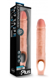 Телесный реалистичный фаллоудлинитель 10 Inch Silicone Cock Sheath Penis Extender - 25,4 см. - Blush Novelties - в Муроме купить с доставкой