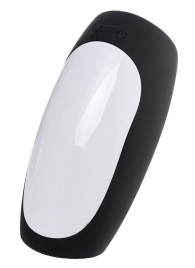 Черно-белый перезаряжаемый мастурбатор Erotist Hailstorm - Erotist Adult Toys - в Муроме купить с доставкой