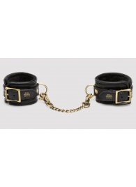 Черные наручники Bound to You Faux Leather Wrist Cuffs - Fifty Shades of Grey - купить с доставкой в Муроме