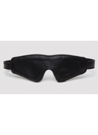 Черная плотная маска на глаза Bound to You Faux Leather Blindfold - Fifty Shades of Grey - купить с доставкой в Муроме