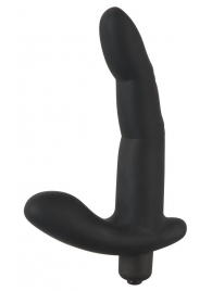 Черный вибромассажер простаты Naughty Finger Prostate Vibe - 13,8 см. - Orion - в Муроме купить с доставкой