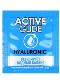 Лубрикант на водной основе Active Glide с гиалуроновой кислотой - 3 гр. - Биоритм - купить с доставкой в Муроме