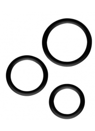 Набор из 3 эрекционных колец SILICONE COCKRINGS - Dream Toys - в Муроме купить с доставкой