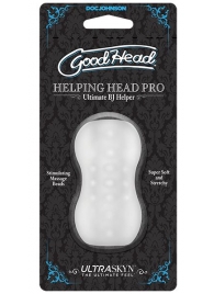 Прозрачный мини-мастурбатор Helping Head Pro - Doc Johnson - в Муроме купить с доставкой