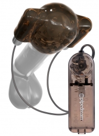 Дымчатый вибростимулятор головки пениса Dual Vibrating Head Teaser - Pipedream - в Муроме купить с доставкой