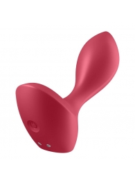Красный вибромассажёр простаты Satisfyer Backdoor Lover - 14 см. - Satisfyer - в Муроме купить с доставкой