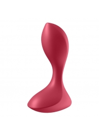 Красный вибромассажёр простаты Satisfyer Backdoor Lover - 14 см. - Satisfyer - в Муроме купить с доставкой