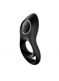 Черное эрекционное виброкольцо Legendary Duo - Satisfyer - в Муроме купить с доставкой