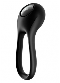 Черное эрекционное виброкольцо Majestic Duo - Satisfyer - в Муроме купить с доставкой