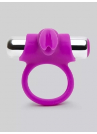 Лиловое виброкольцо с пультом ДУ Remote Control Cock Ring - Happy Rabbit - в Муроме купить с доставкой
