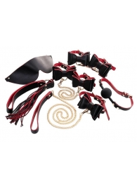 Черно-красный бондажный набор Bow-tie - ToyFa - купить с доставкой в Муроме