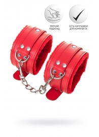 Красные оковы Anonymo из искусственной кожи - ToyFa - купить с доставкой в Муроме