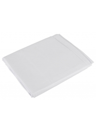 Белая виниловая простынь Vinyl Bed Sheet - Orion - купить с доставкой в Муроме