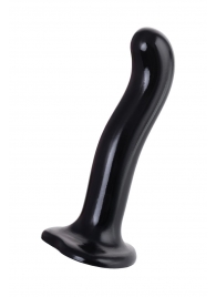 Черный стимулятор для пар P G-Spot Dildo Size L - 19 см. - Strap-on-me - в Муроме купить с доставкой