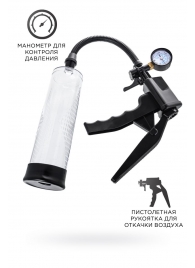 Прозрачная механическая помпа для пениса Viggo - Sexus - в Муроме купить с доставкой