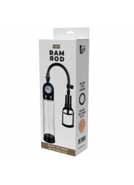 Прозрачная вакуумная помпа с манометром Deluxe Penis Pump - Dream Toys - в Муроме купить с доставкой
