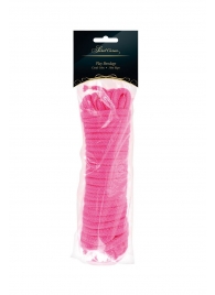 Розовая веревка для связывания Sweet Caress Rope - 10 метров - Sweet Caress - купить с доставкой в Муроме