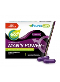 Возбуждающее средство для мужчин Mans Power plus - 10 капсул (0,35 гр.) +1 в подарок - SuperCaps - купить с доставкой в Муроме