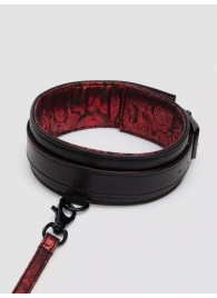 Стильный ошейник с поводком Reversible Faux Leather Collar and Lead - Fifty Shades of Grey - купить с доставкой в Муроме
