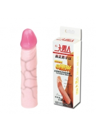 Удлиняющая насадка на пенис Deep Love - 21,5 см. - Baile - в Муроме купить с доставкой